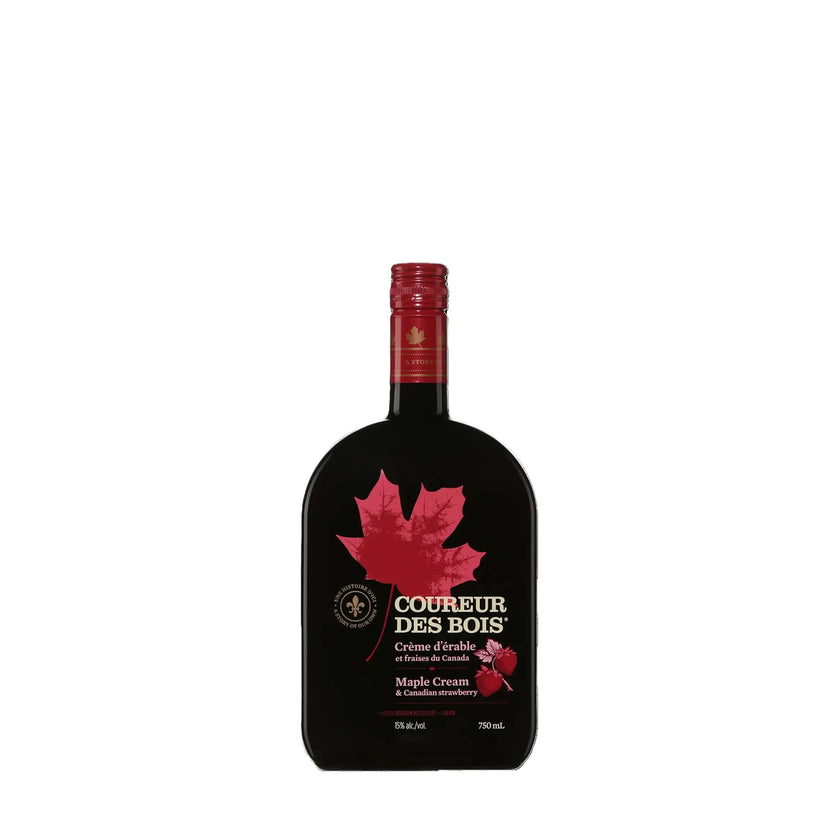 Coureur des bois crème fraises, 750ml